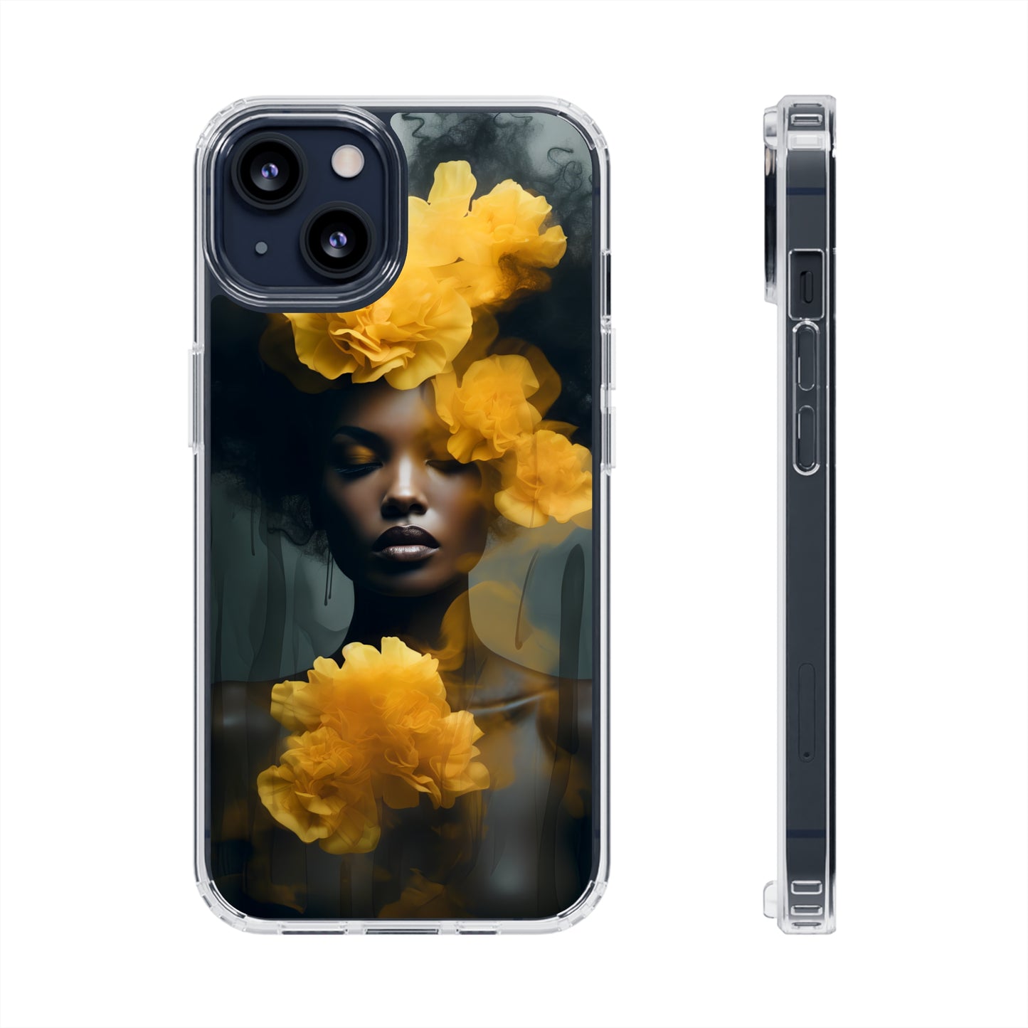 Copy of Clear Cases - Yellow Carnations