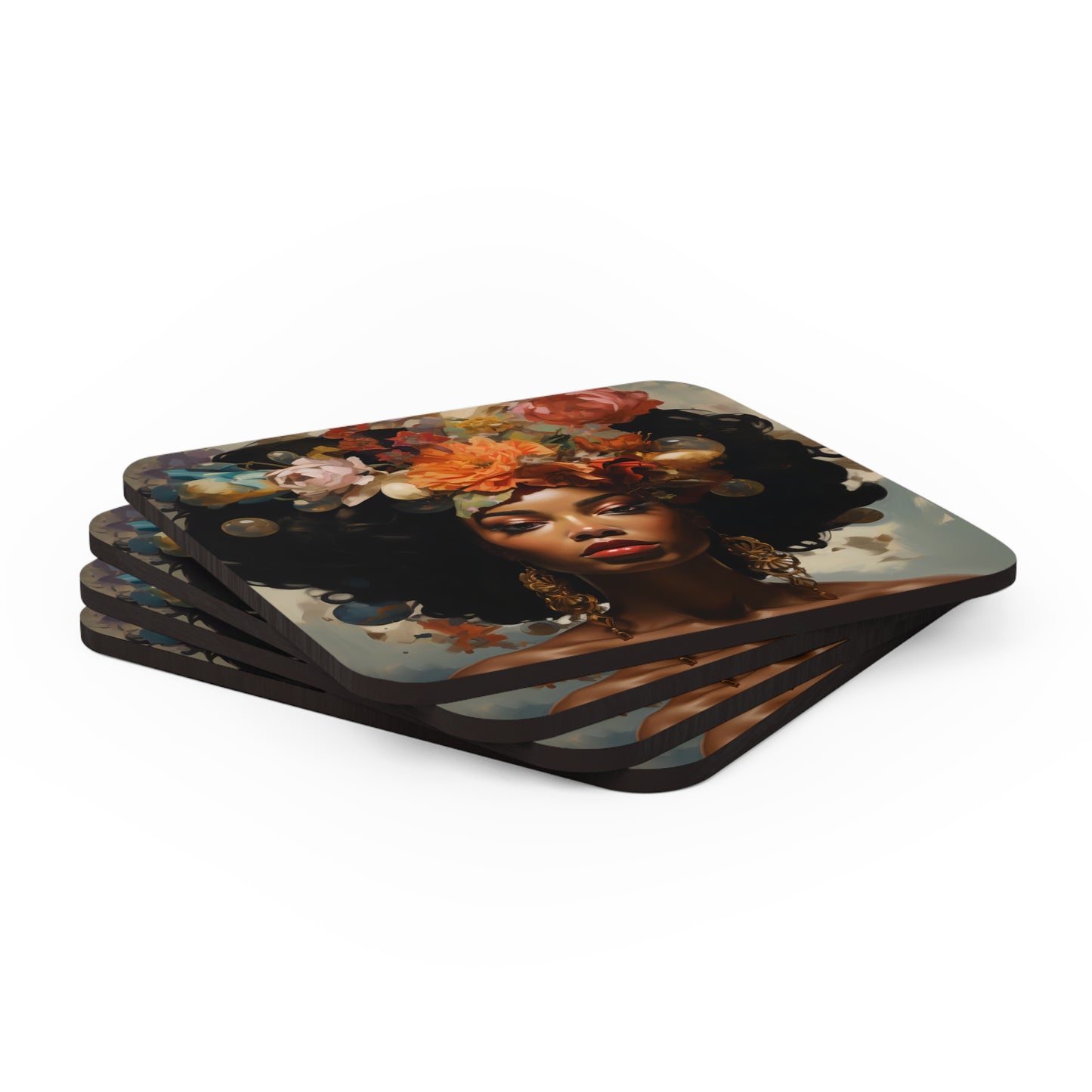 Corkwood Coaster Set - Artful