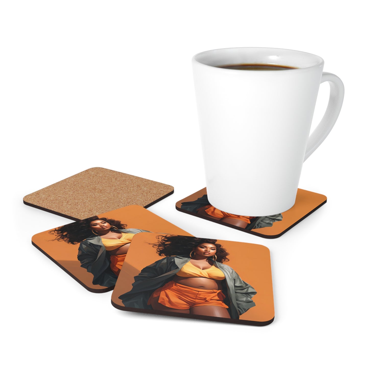 Corkwood Coaster Set - Fine