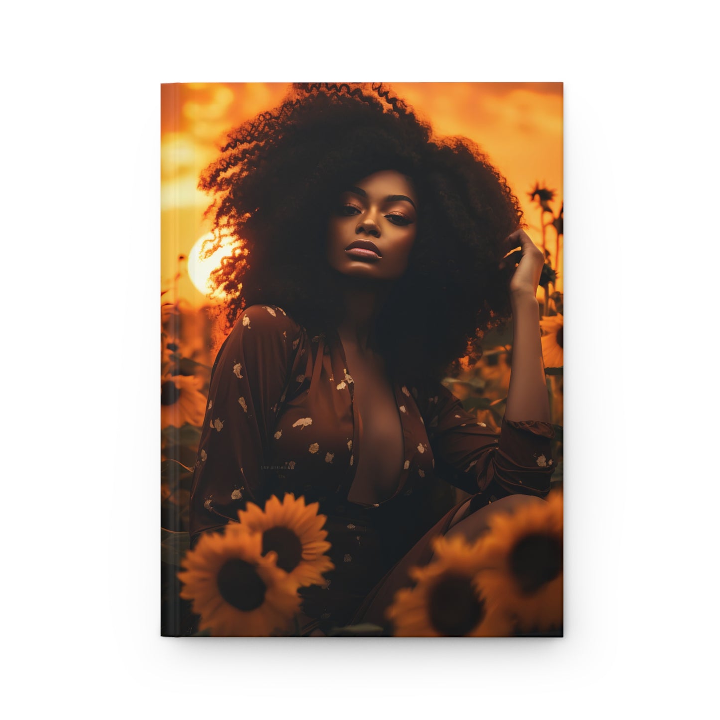 Hardcover Journal Matte - Sunflowers