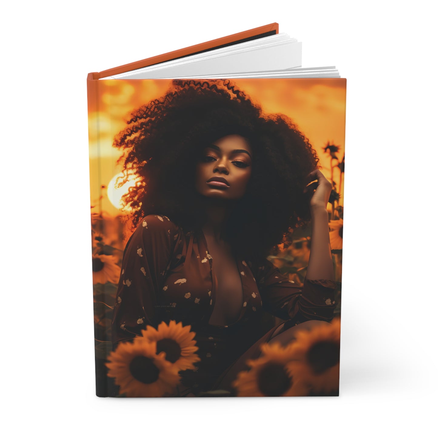 Hardcover Journal Matte - Sunflowers