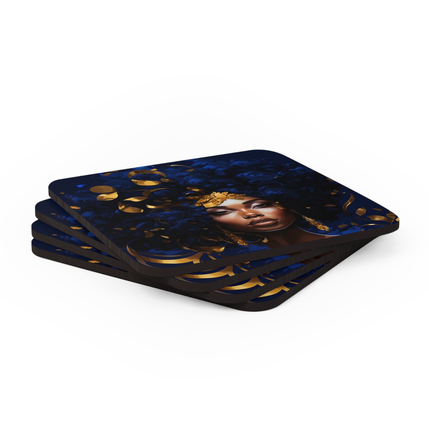 Corkwood Coaster Set - Royalty