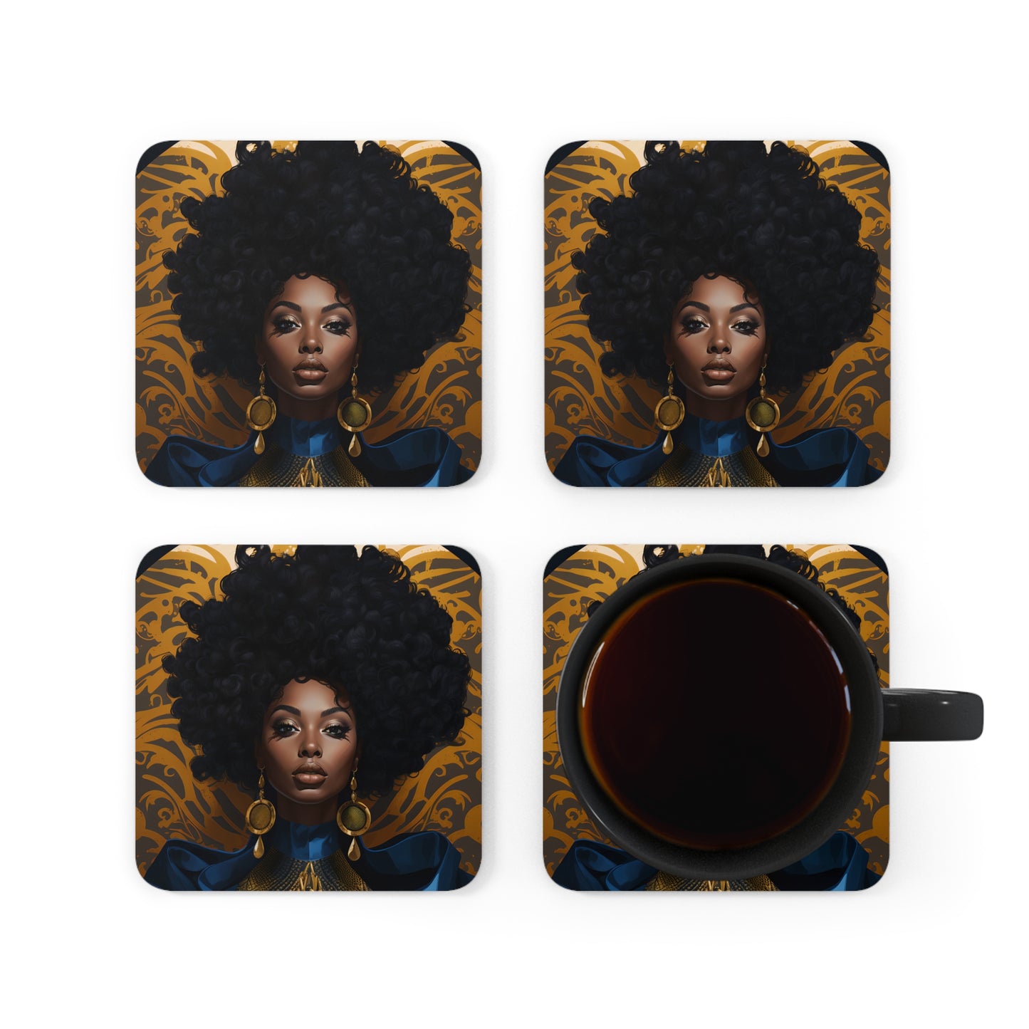 Corkwood Coaster Set - Model Behavior