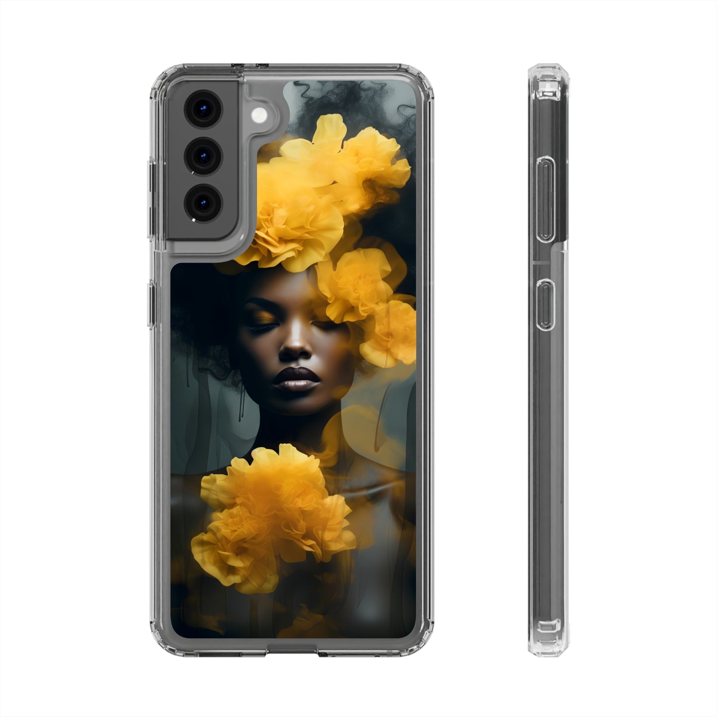 Copy of Clear Cases - Yellow Carnations