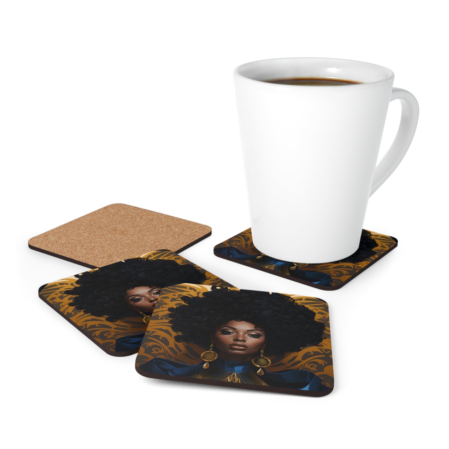 Corkwood Coaster Set - Model Behavior