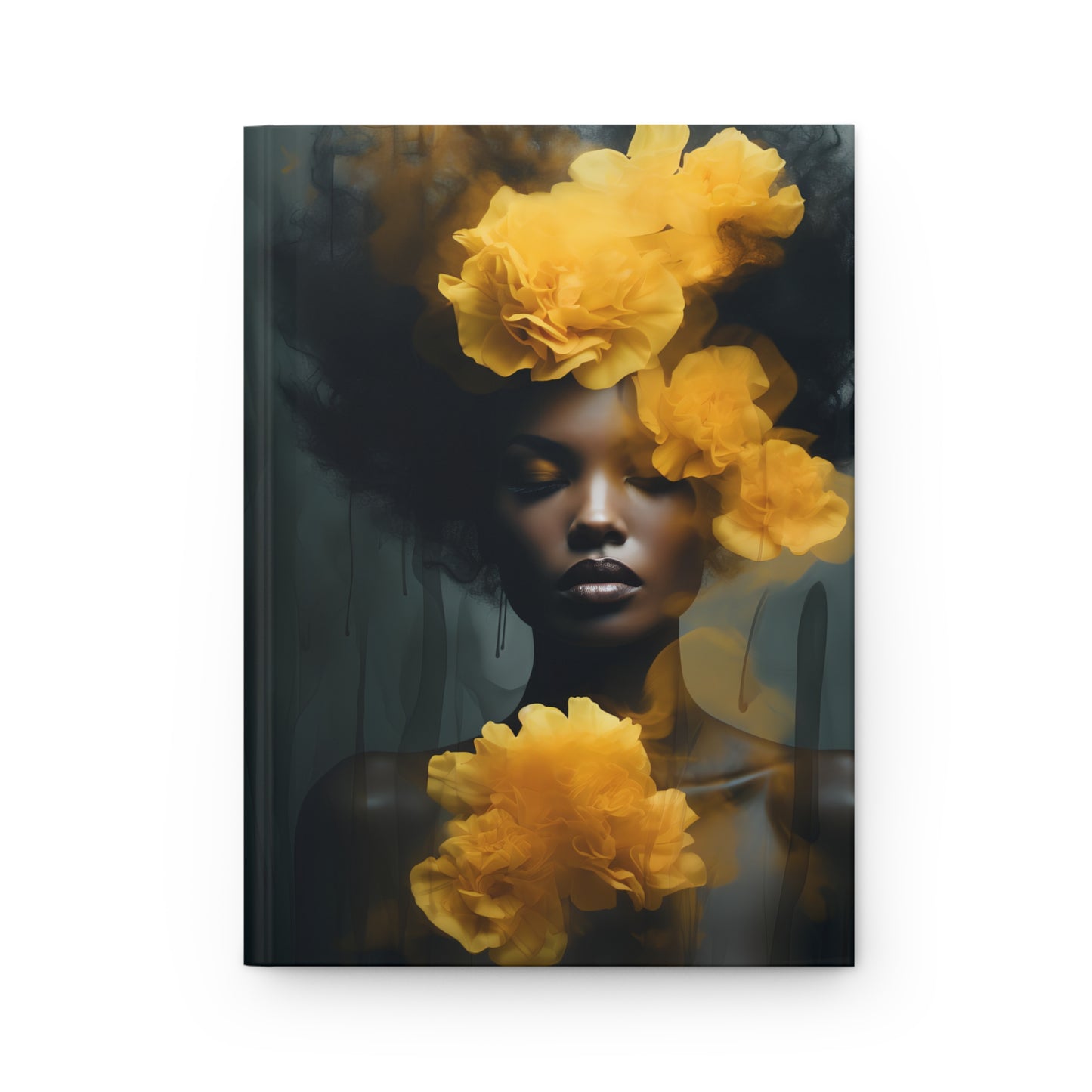 Hardcover Journal Matte - Yellow Carnations