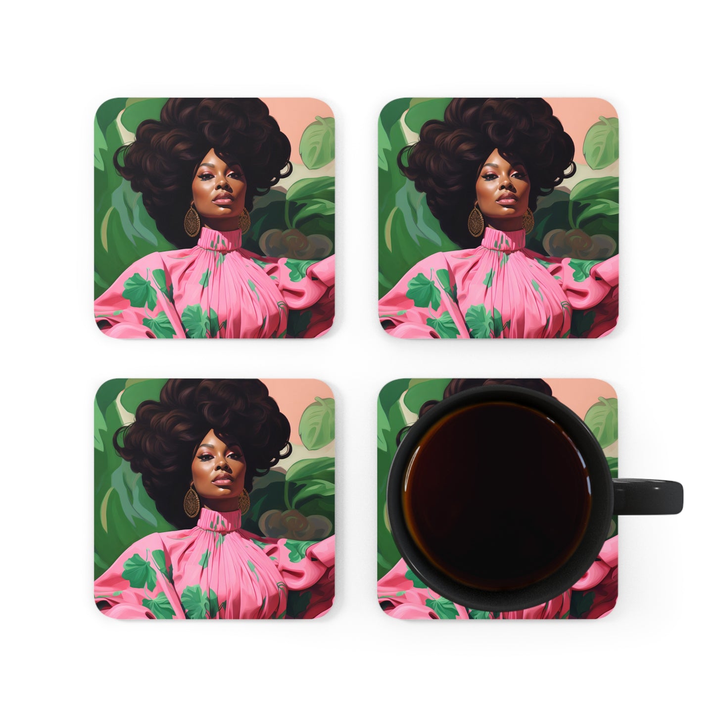 Corkwood Coaster Set - Regal