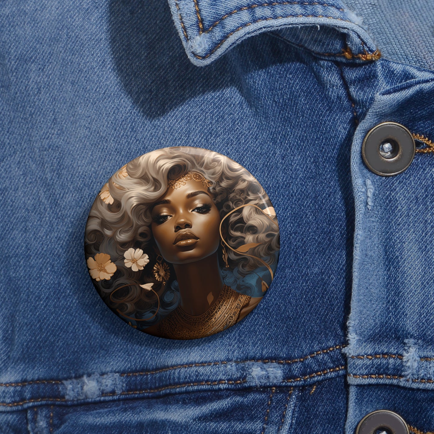 Custom Pin Buttons - Underwater