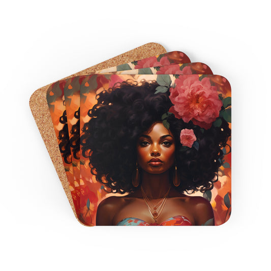 Corkwood Coaster Set -  Ari