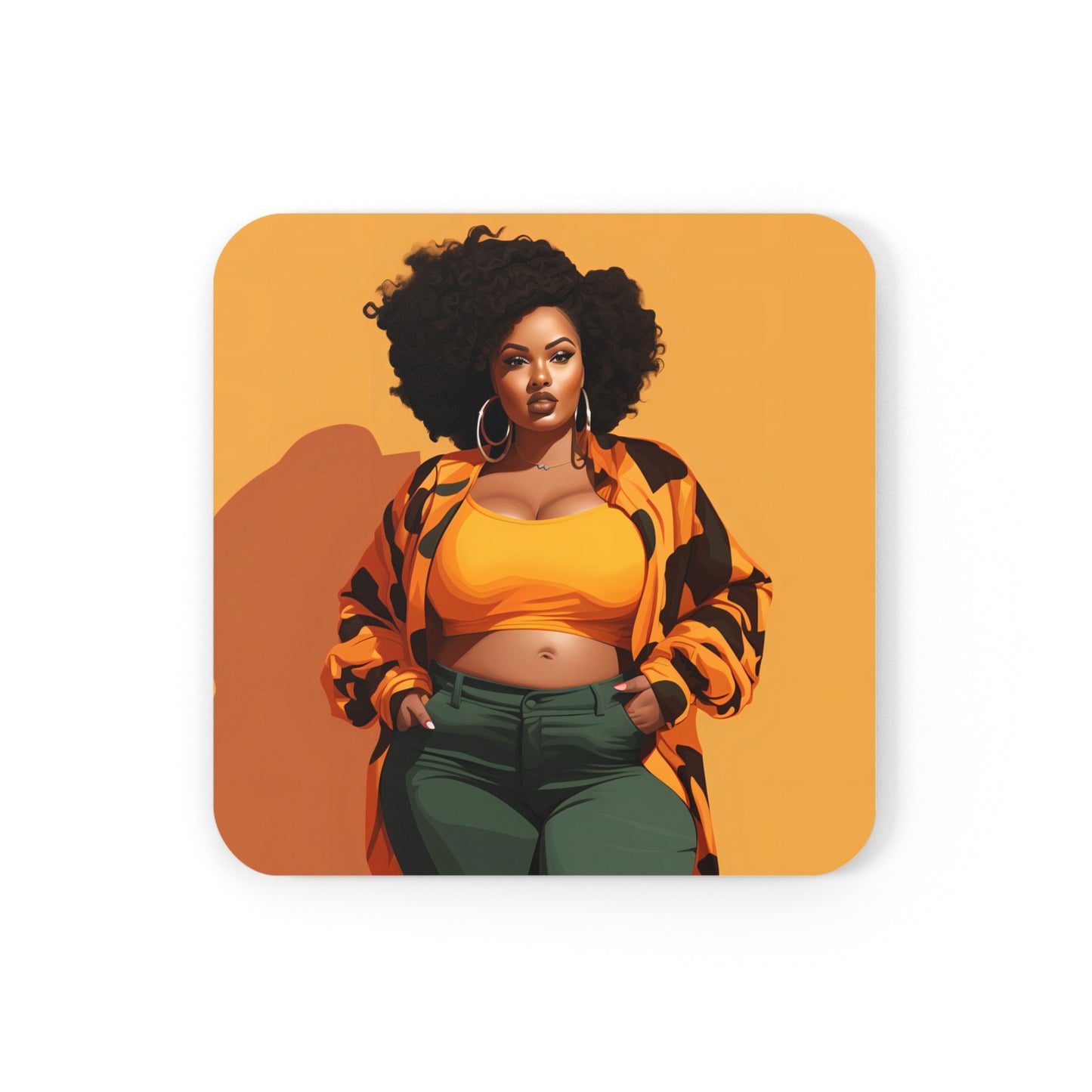 Corkwood Coaster Set - Thickie Vickie