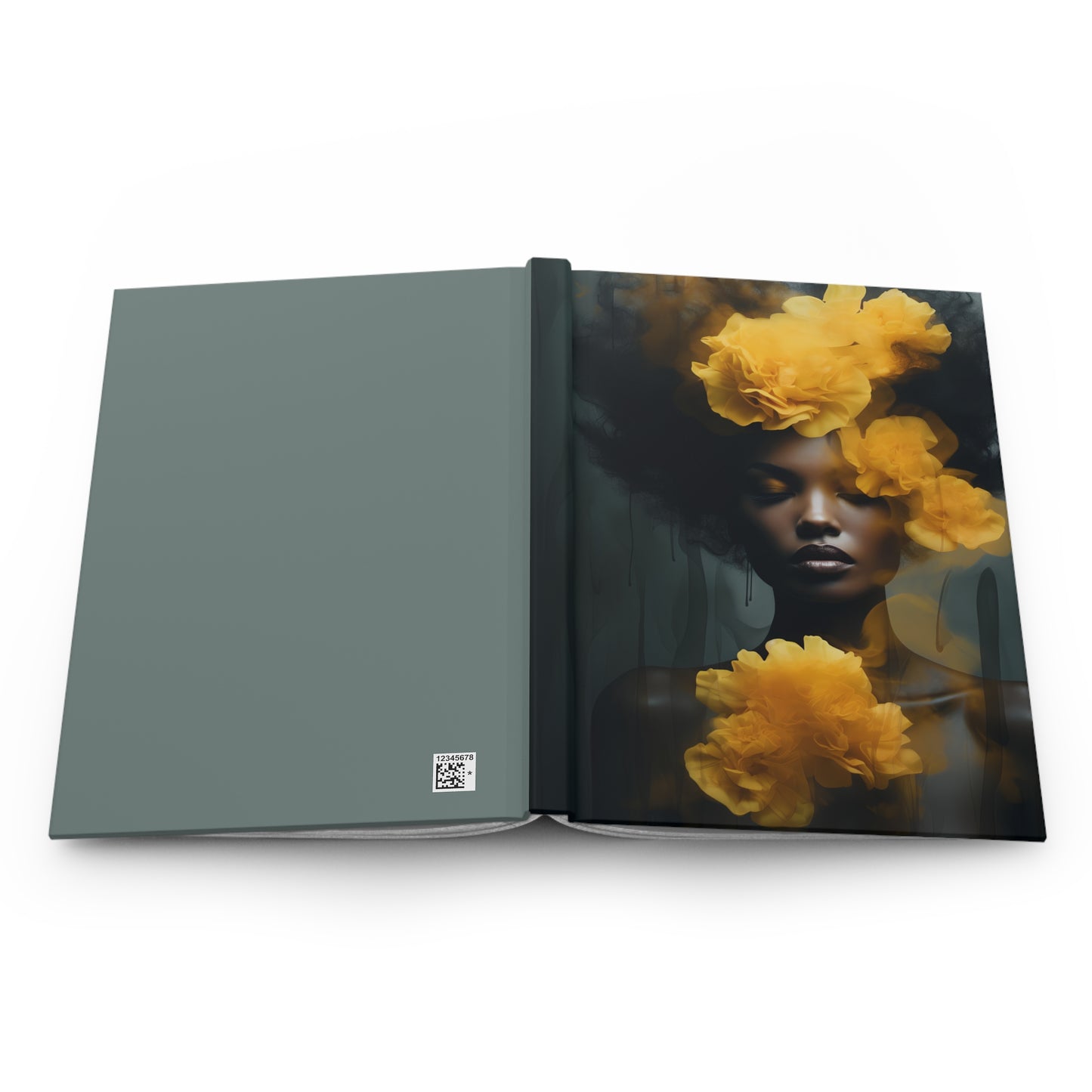 Hardcover Journal Matte - Yellow Carnations