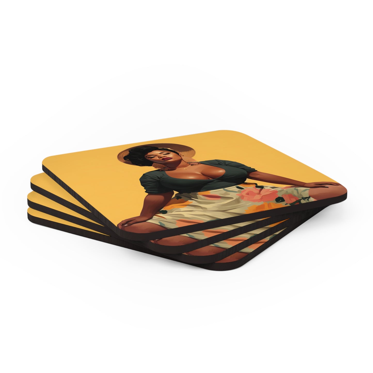 Corkwood Coaster Set - Unapologetic