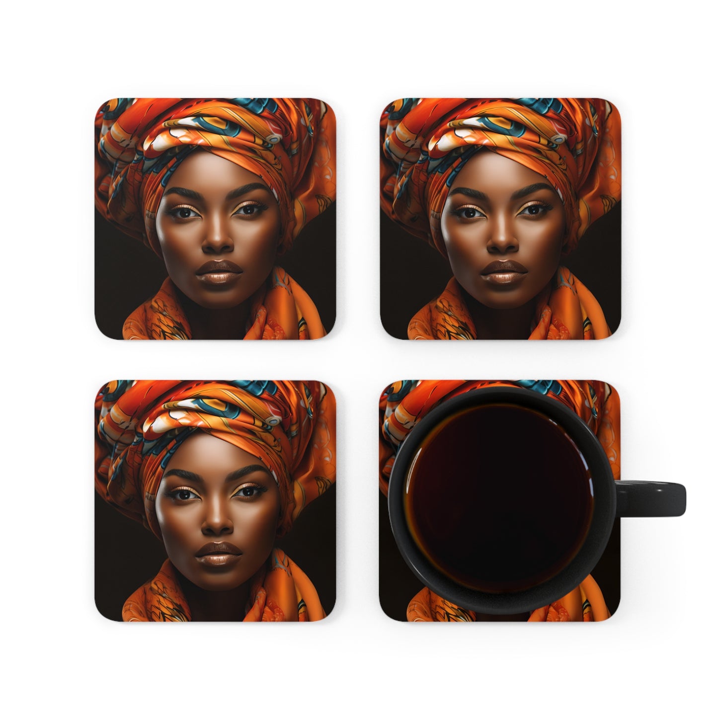 Corkwood Coaster Set - Beauty