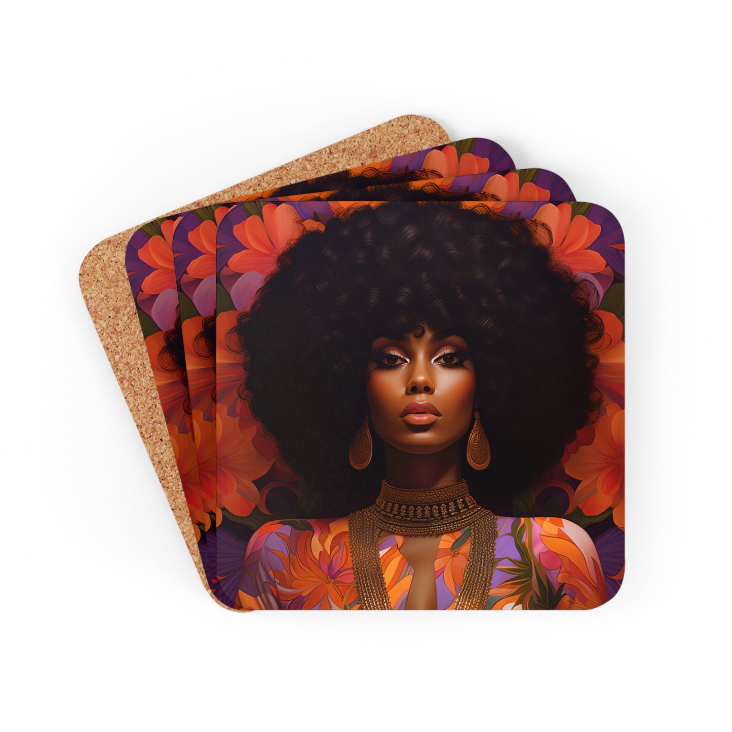 Corkwood Coaster Set - Bohemian Rhapsody