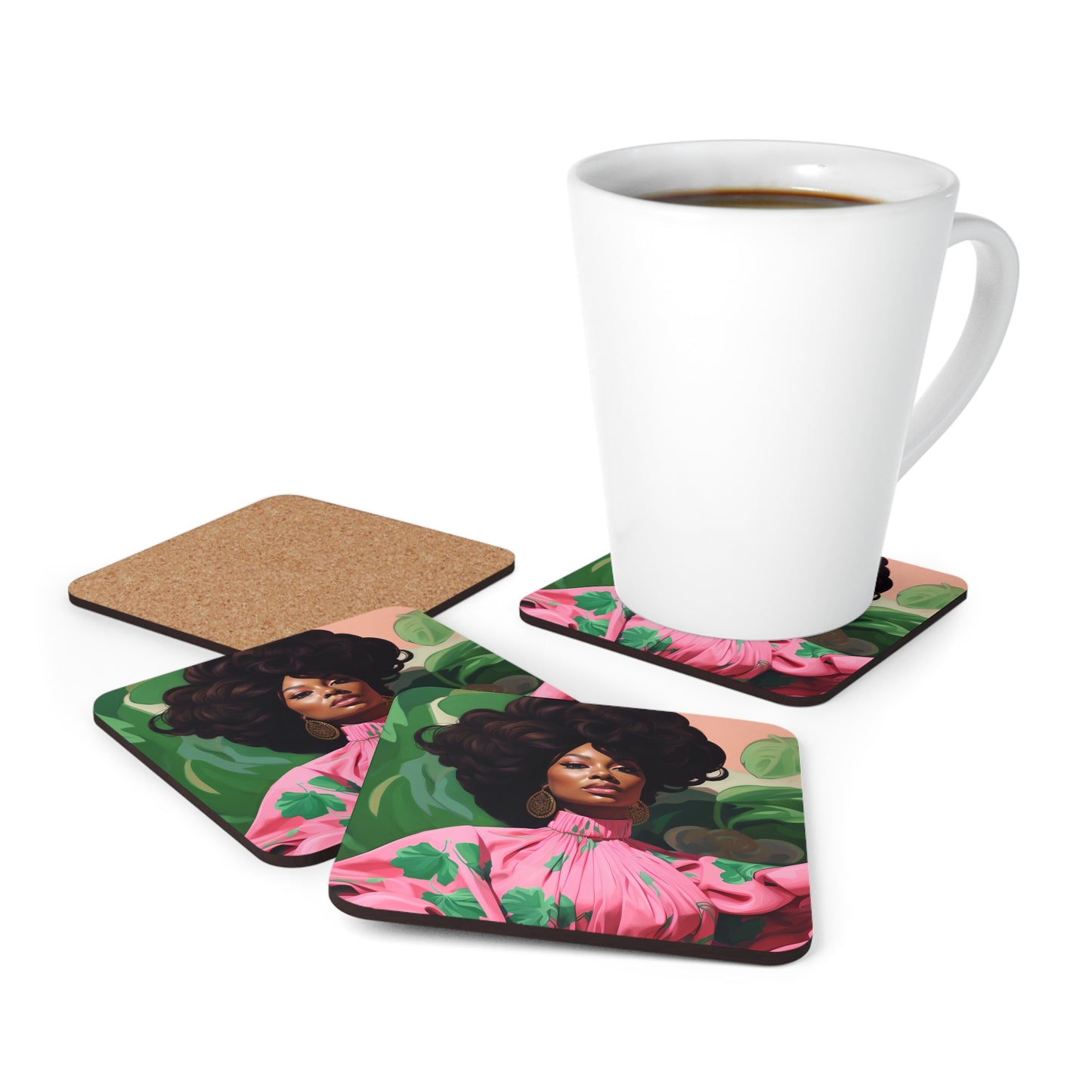 Corkwood Coaster Set - Regal