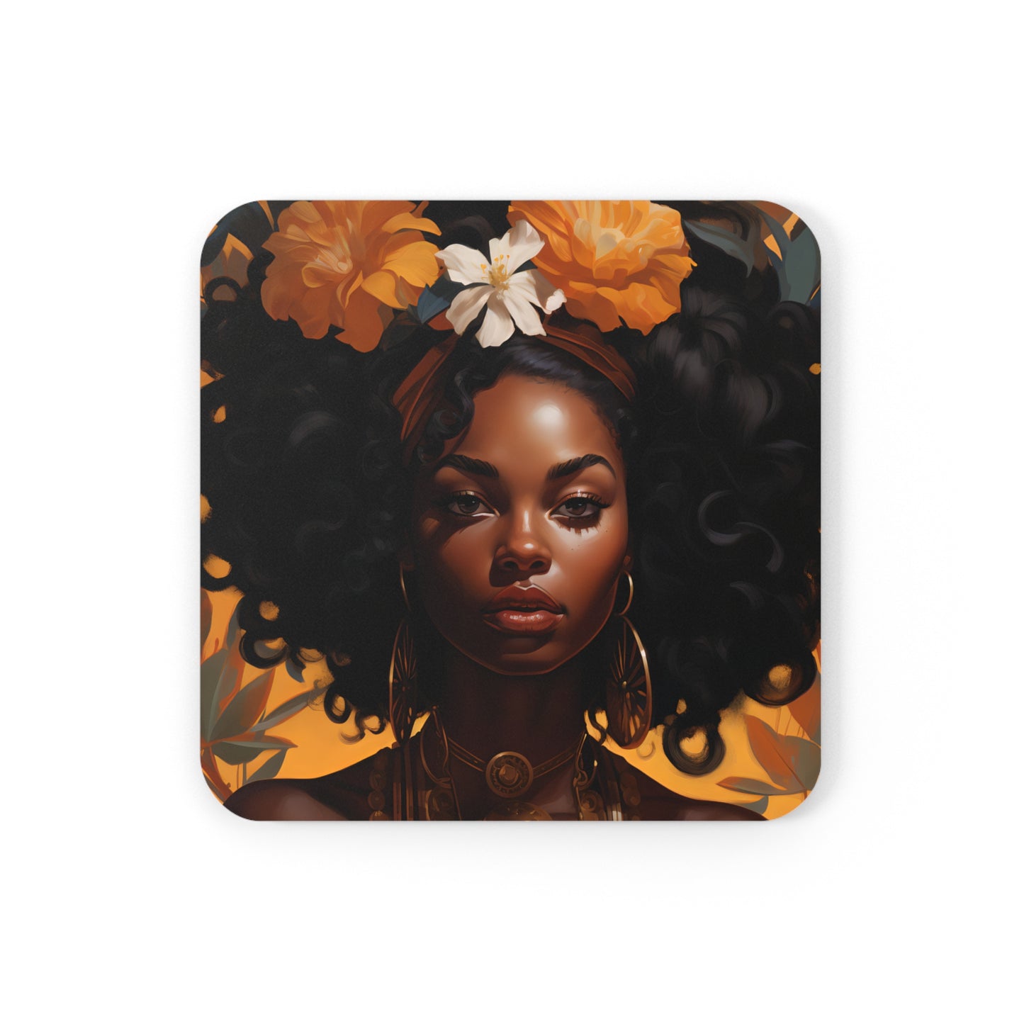 Corkwood Coaster Set - Lily