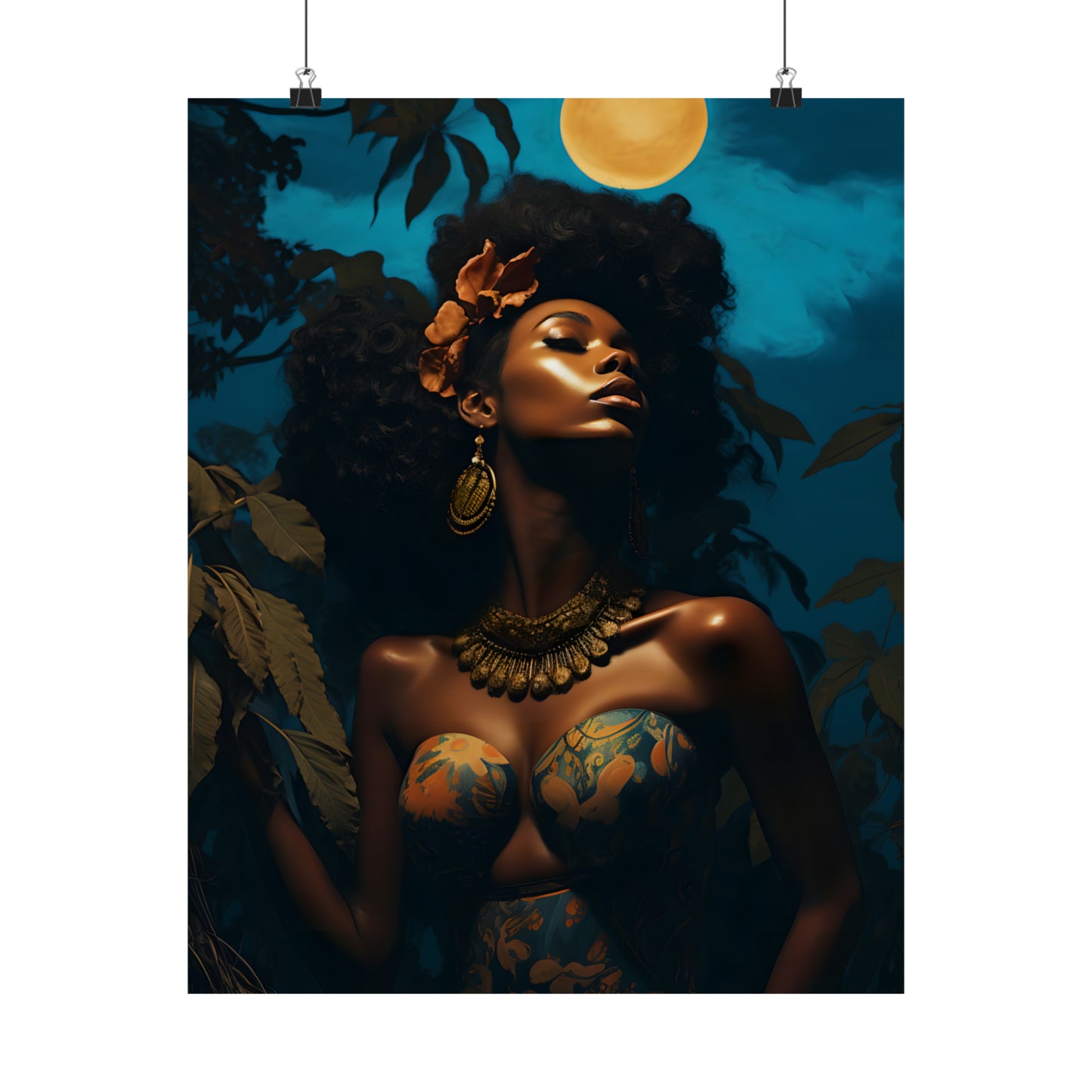 Matte Vertical Posters - Moon Glow