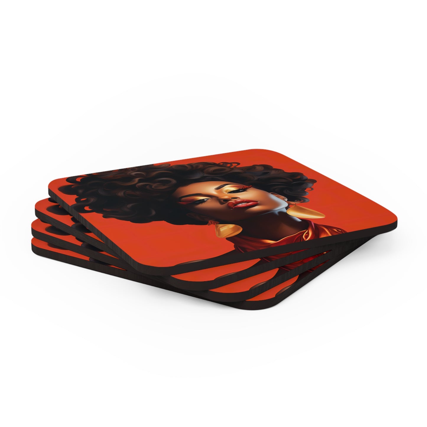 Corkwood Coaster Set - Vogue