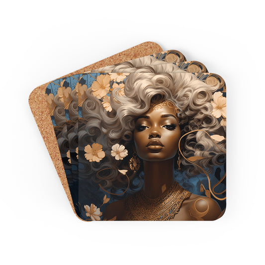 Corkwood Coaster Set - Underwater