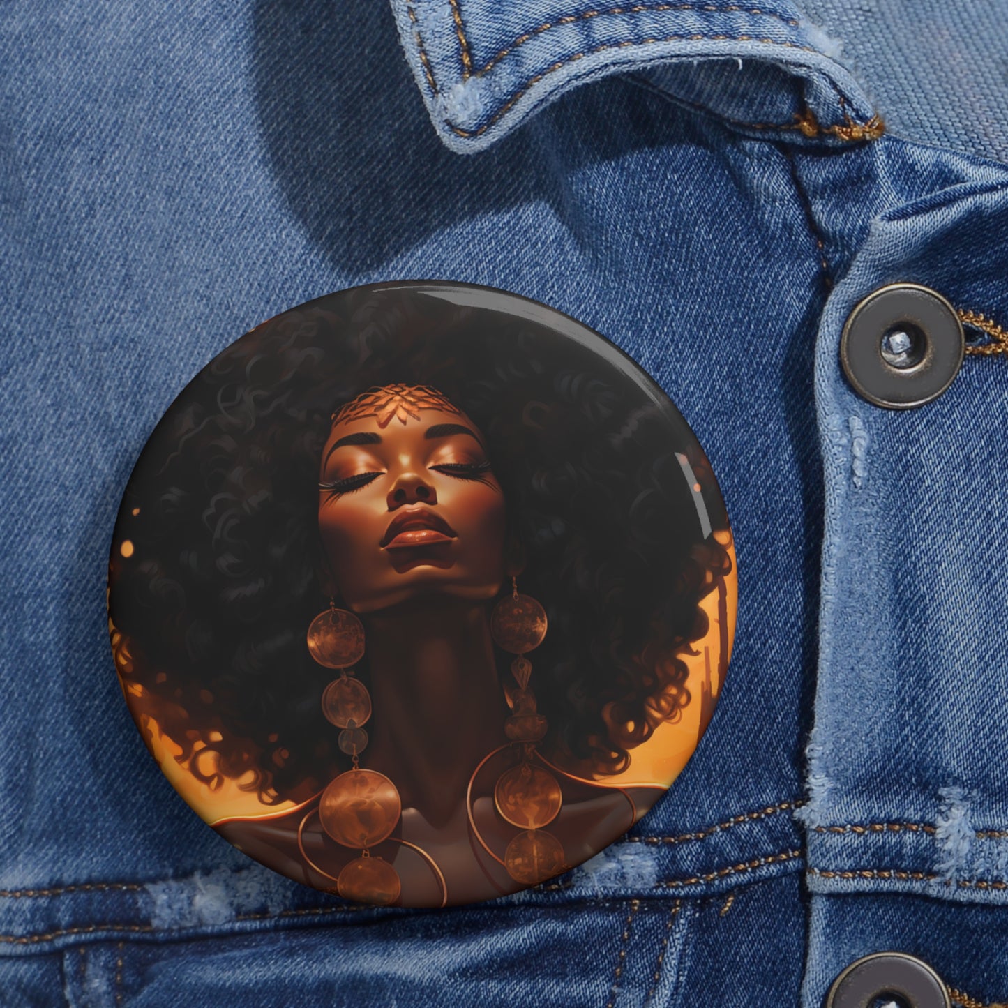 Copy of Custom Pin Buttons - Brandi