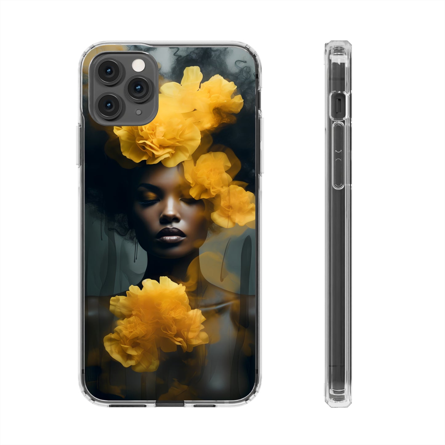 Copy of Clear Cases - Yellow Carnations