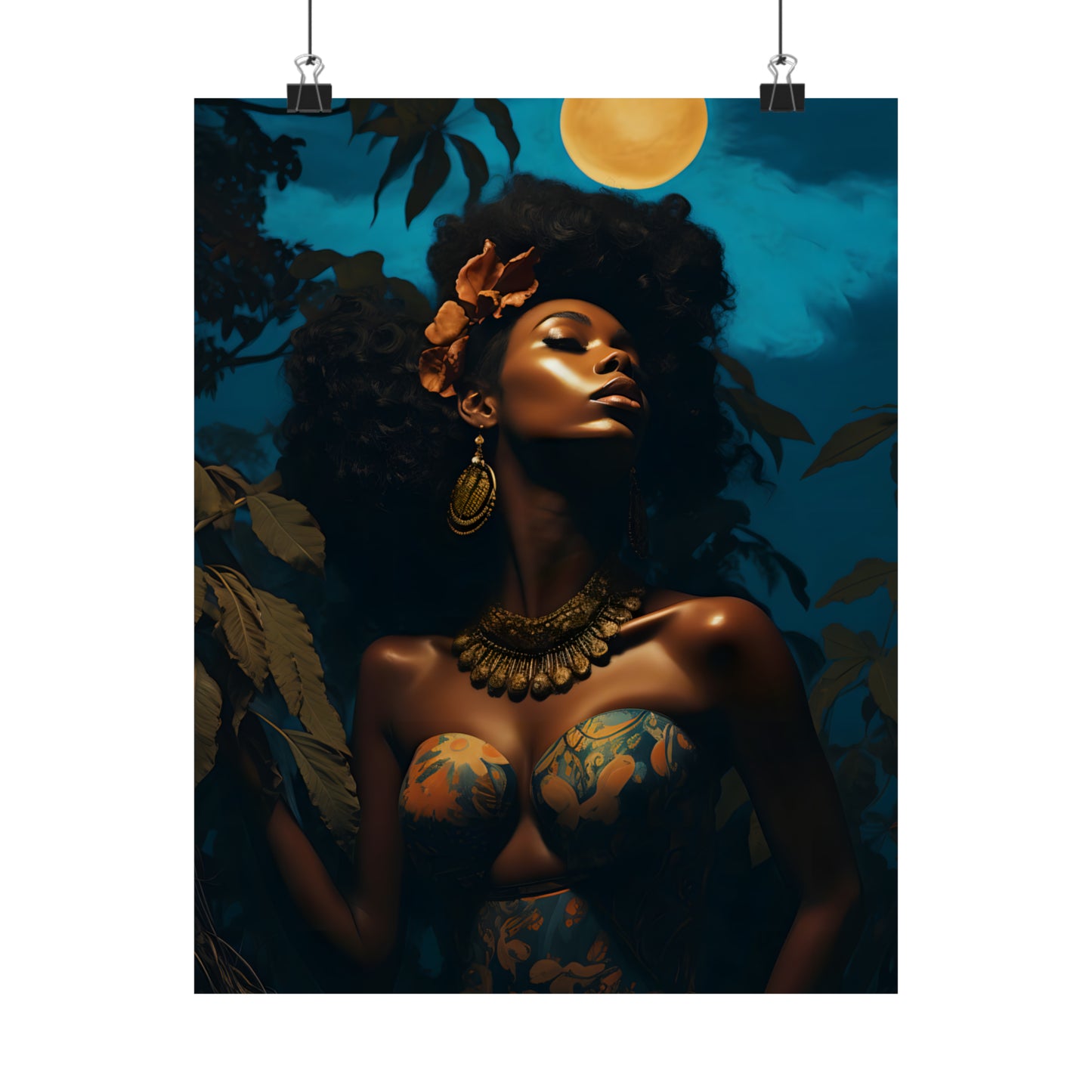 Matte Vertical Posters - Moon Glow