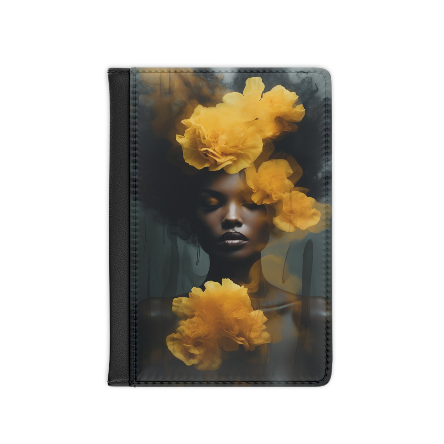 Passport Cover - Yellow Carnations