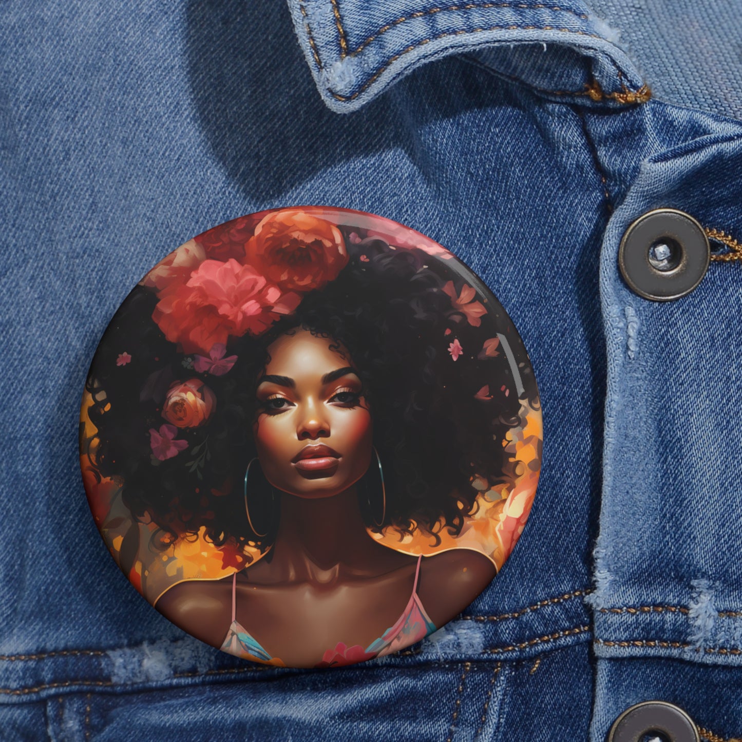 Copy of Custom Pin Buttons - In Bloom