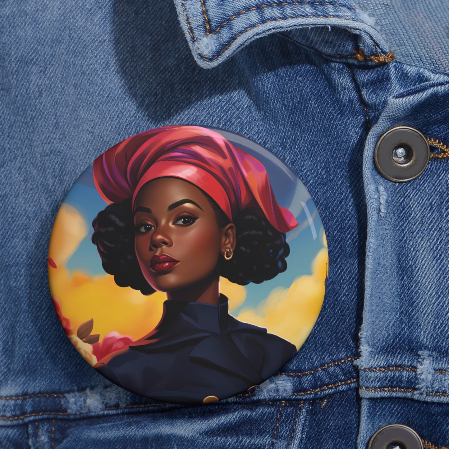 Copy of Custom Pin Buttons - Oui Oui