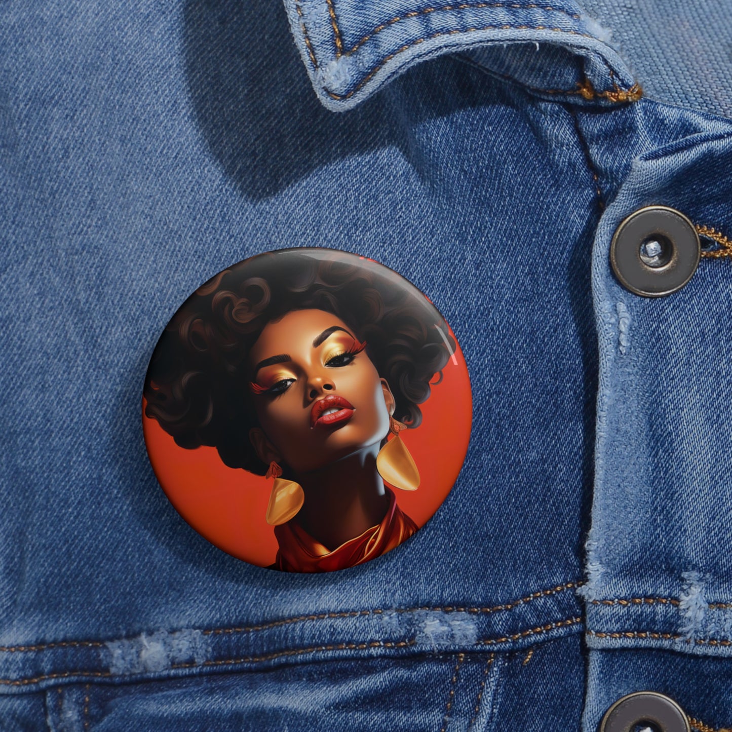 Copy of Custom Pin Buttons - Vogue