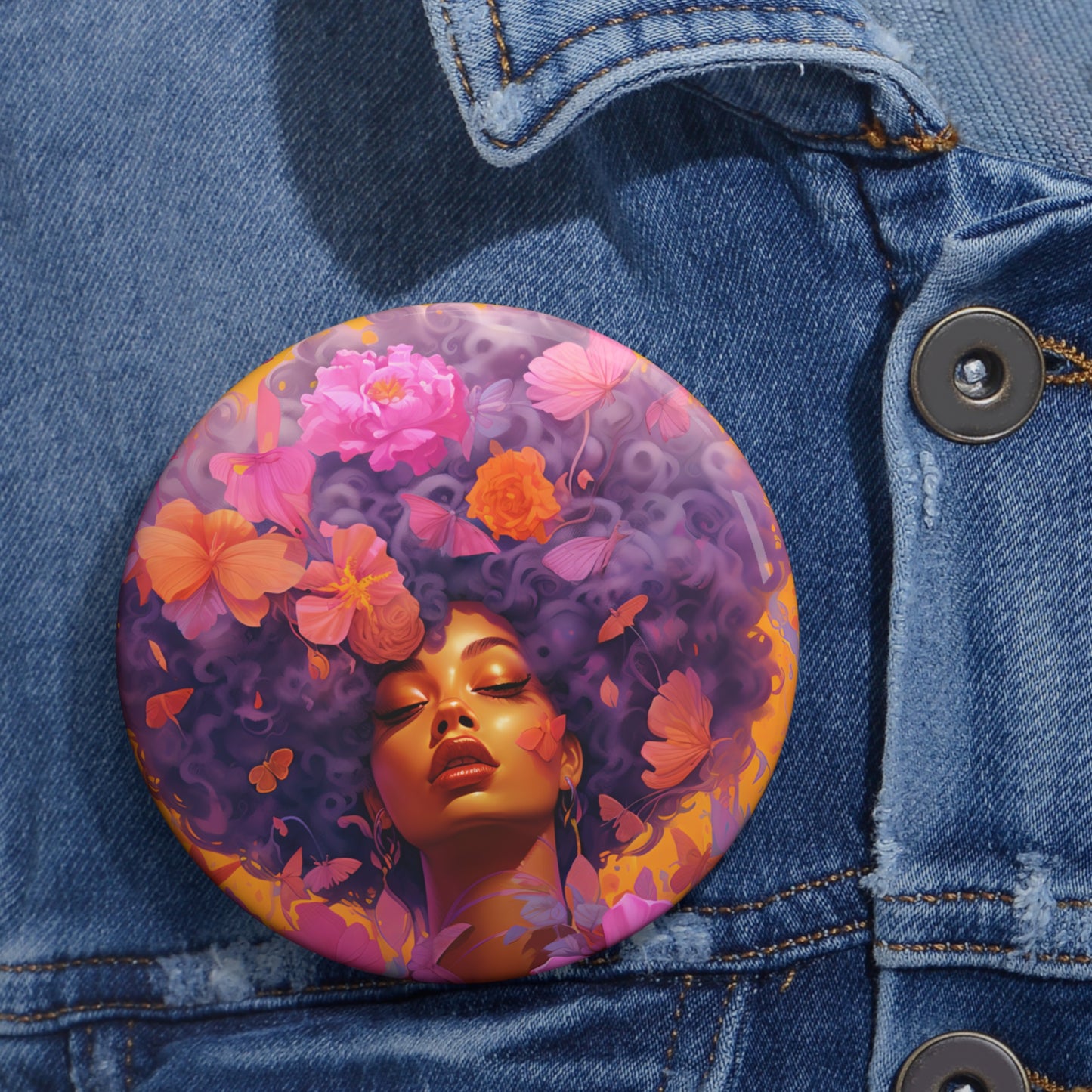 Copy of Custom Pin Buttons  - Wanderlust