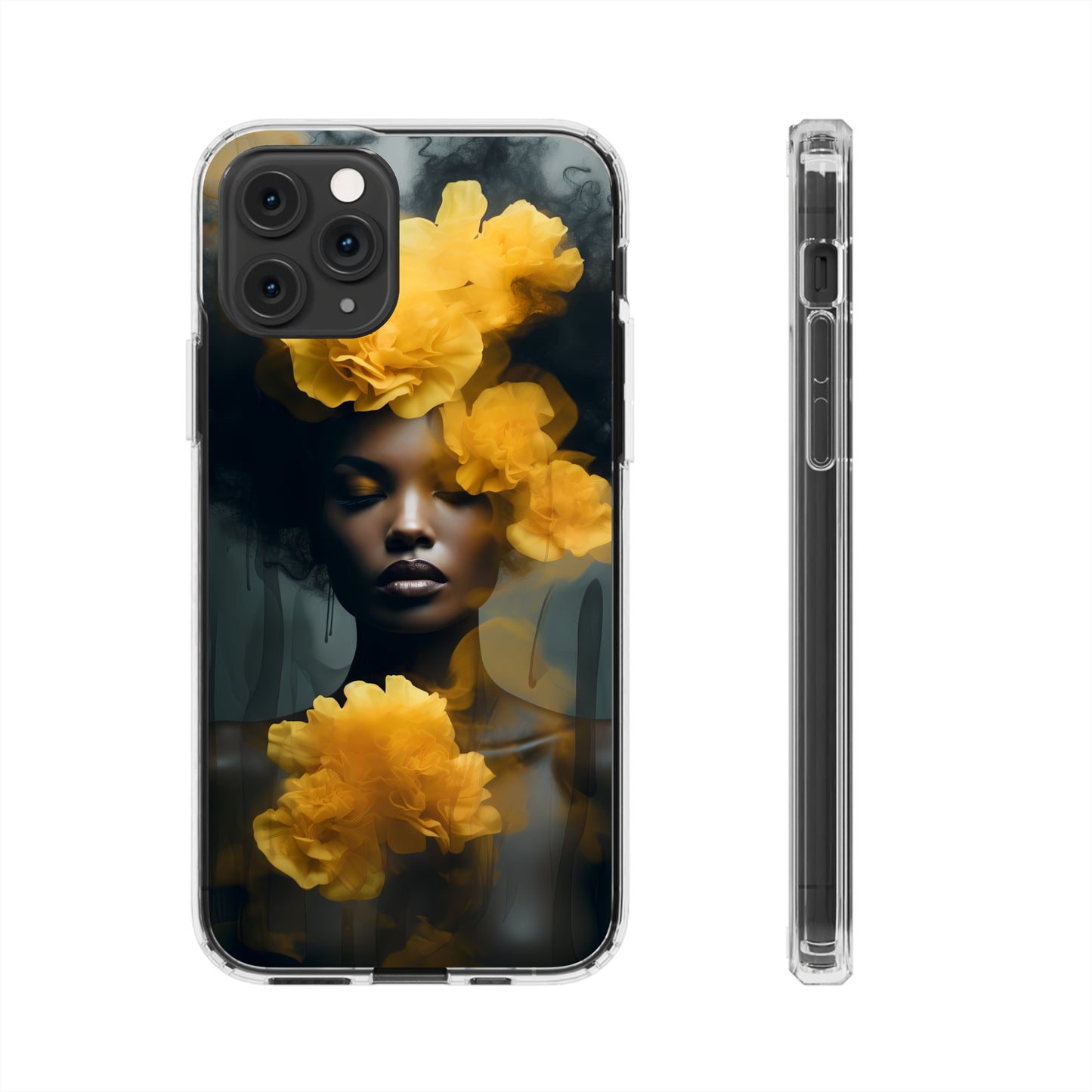 Copy of Clear Cases - Yellow Carnations