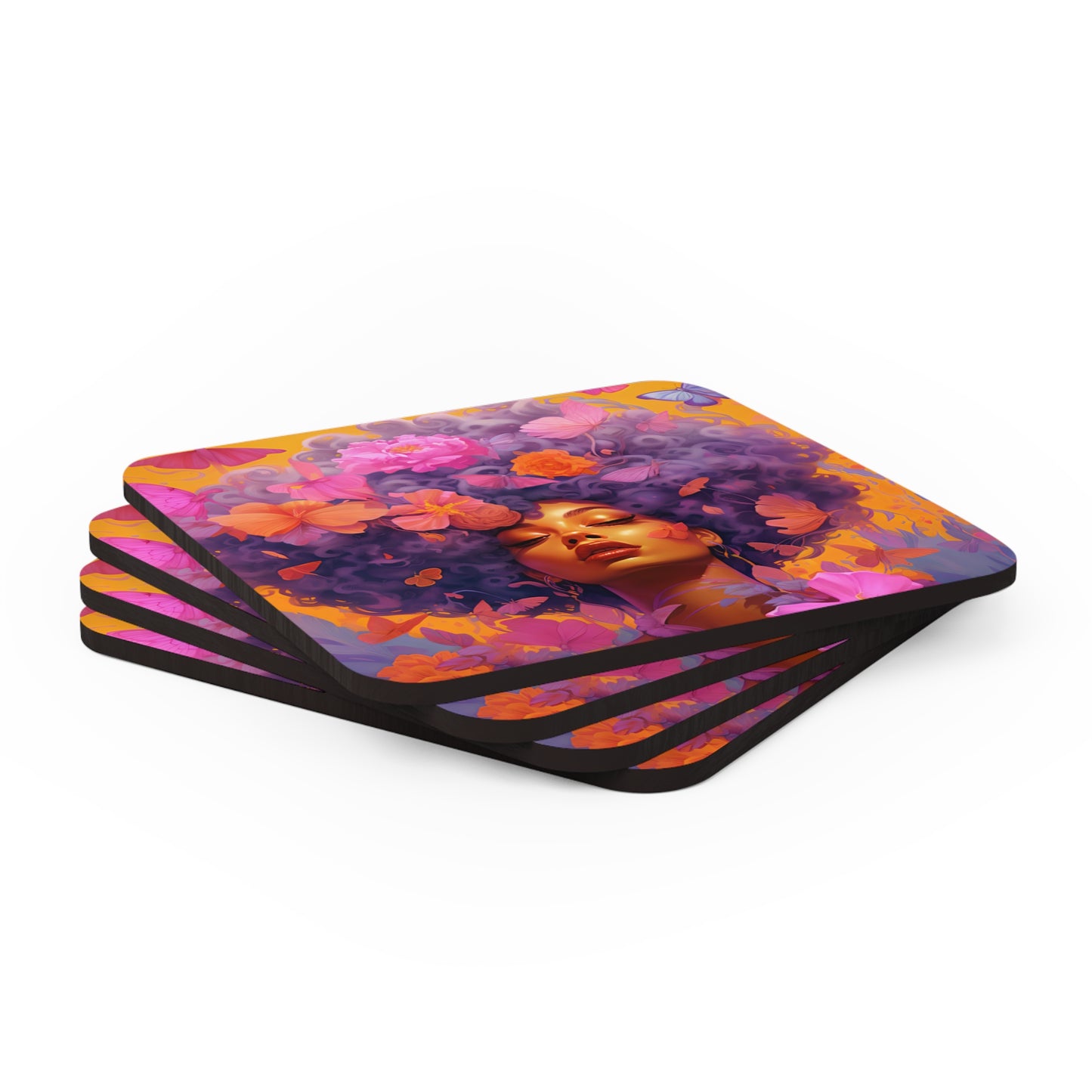 Corkwood Coaster Set - Wanderlust