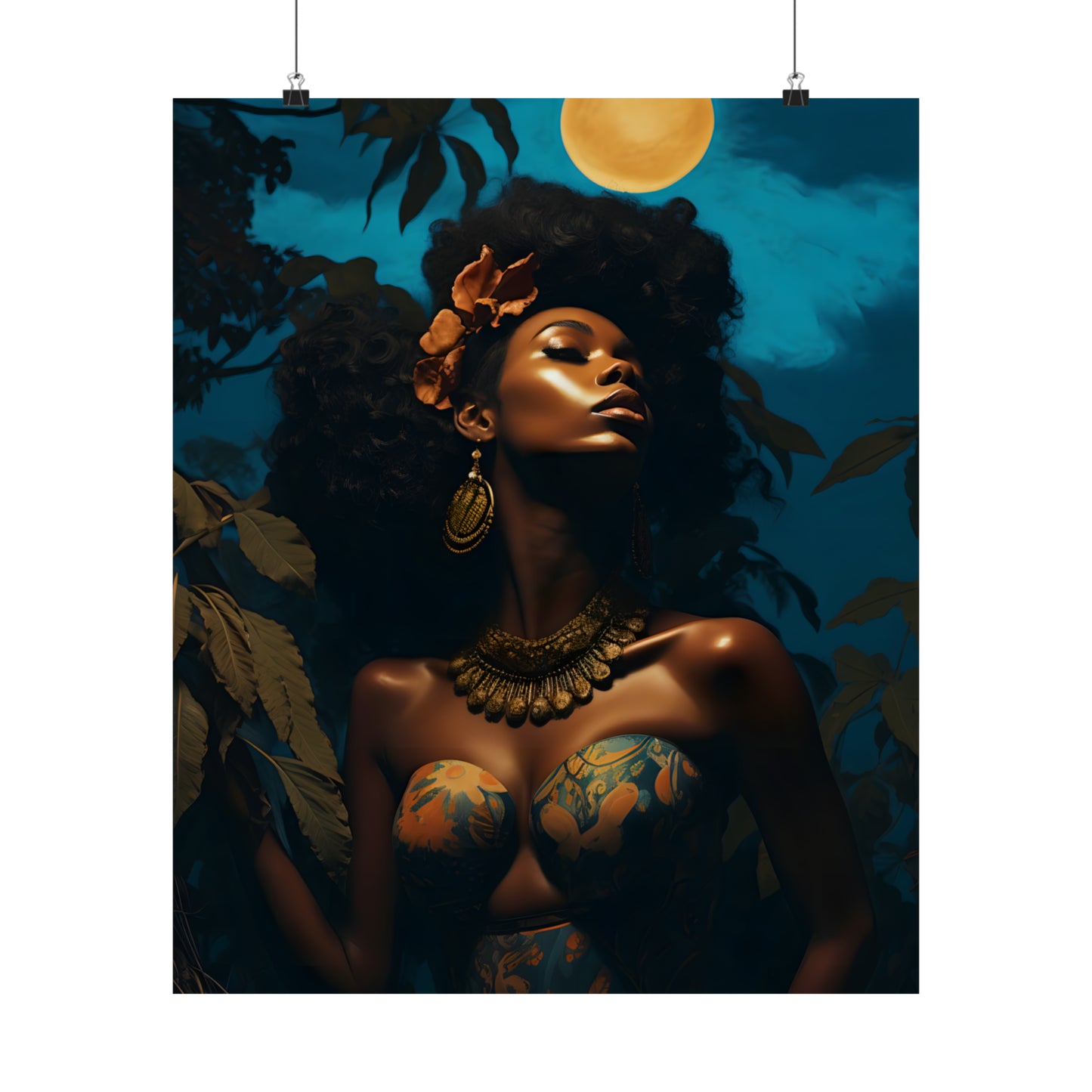 Matte Vertical Posters - Moon Glow