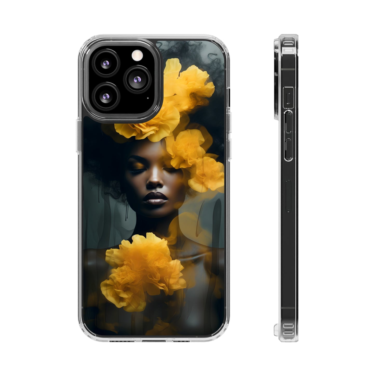 Copy of Clear Cases - Yellow Carnations