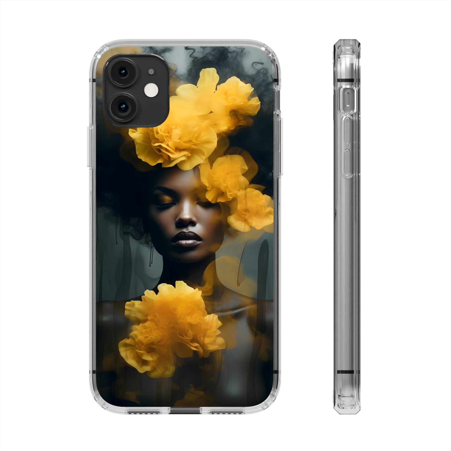 Copy of Clear Cases - Yellow Carnations