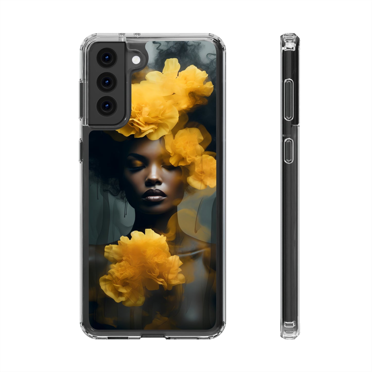 Copy of Clear Cases - Yellow Carnations