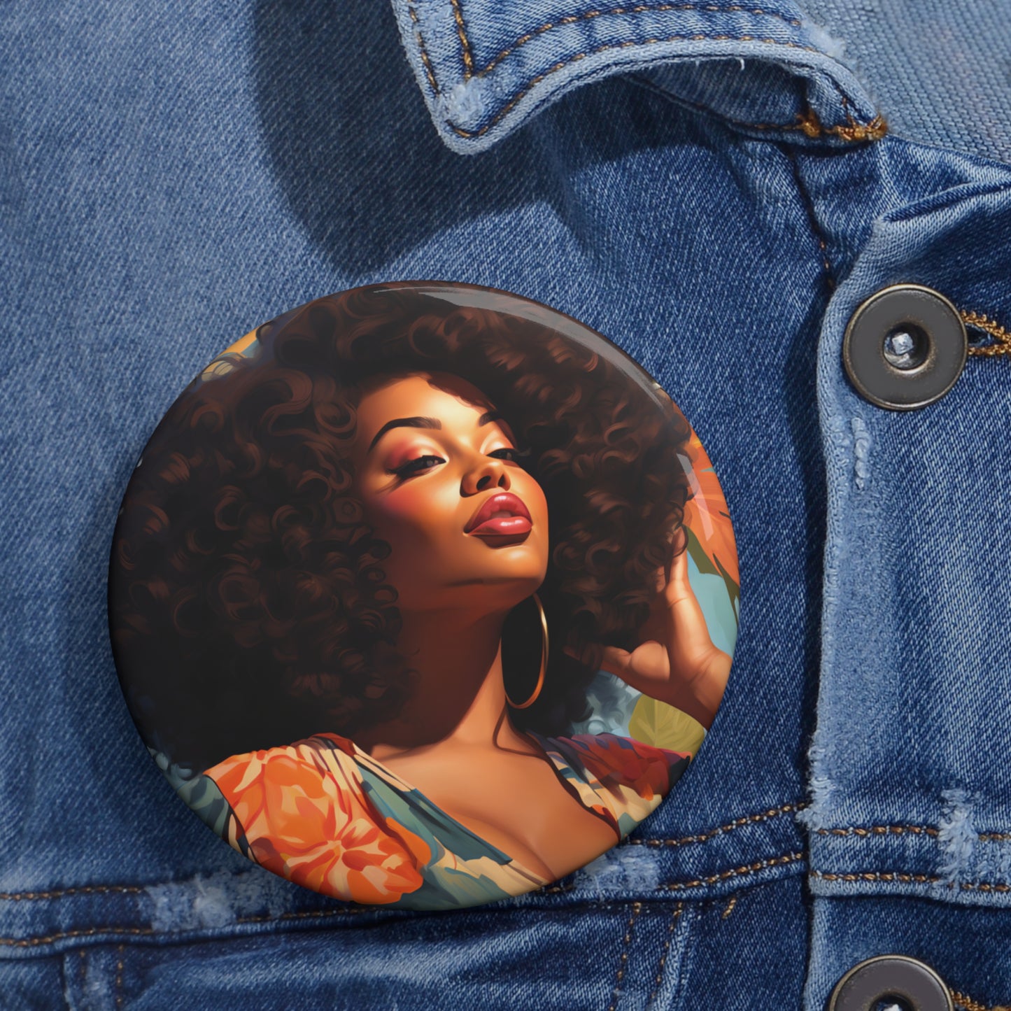 Custom Pin Buttons - Coco