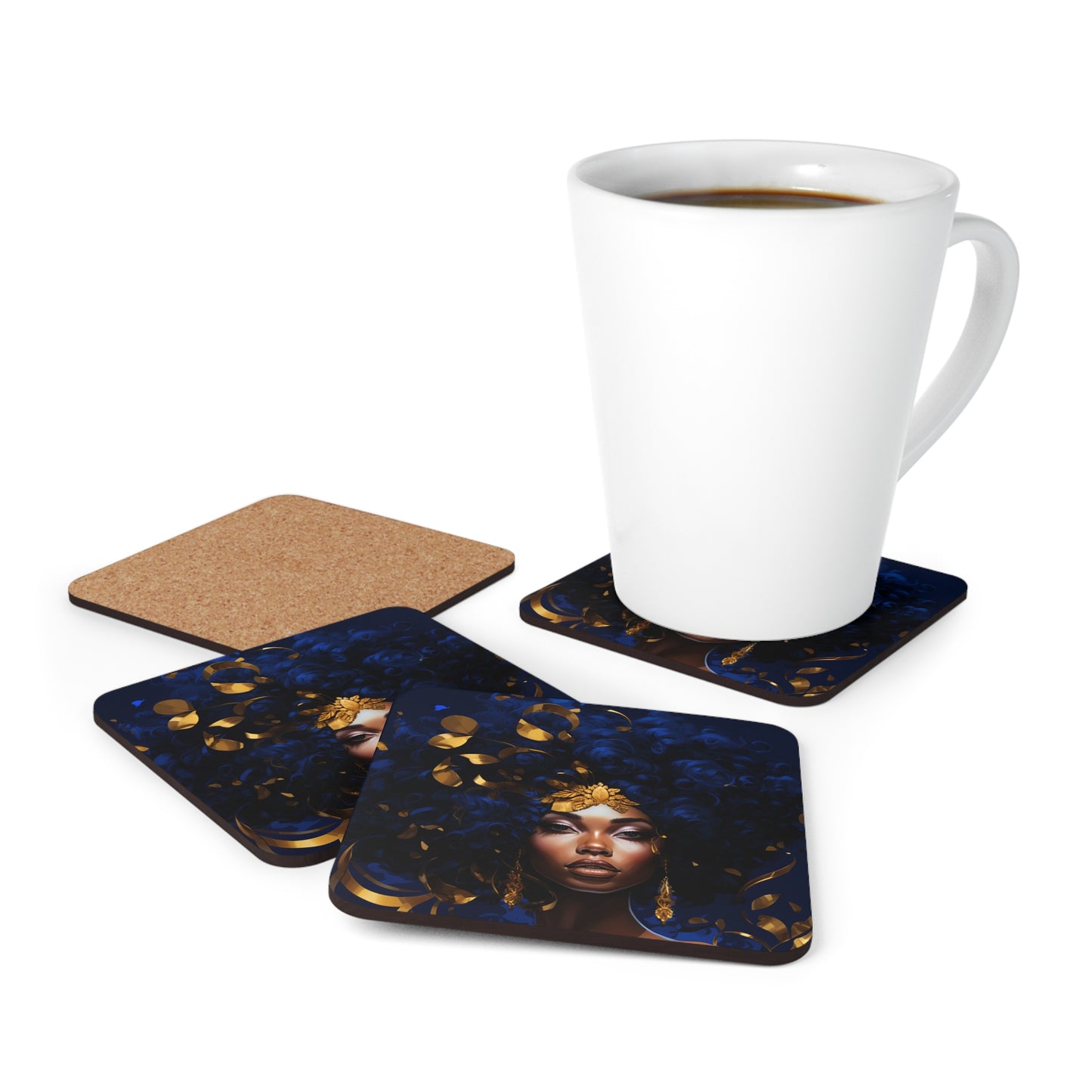 Corkwood Coaster Set - Royalty