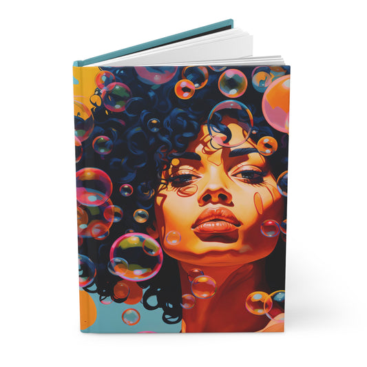 Hardcover Journal Matte - Bubbles