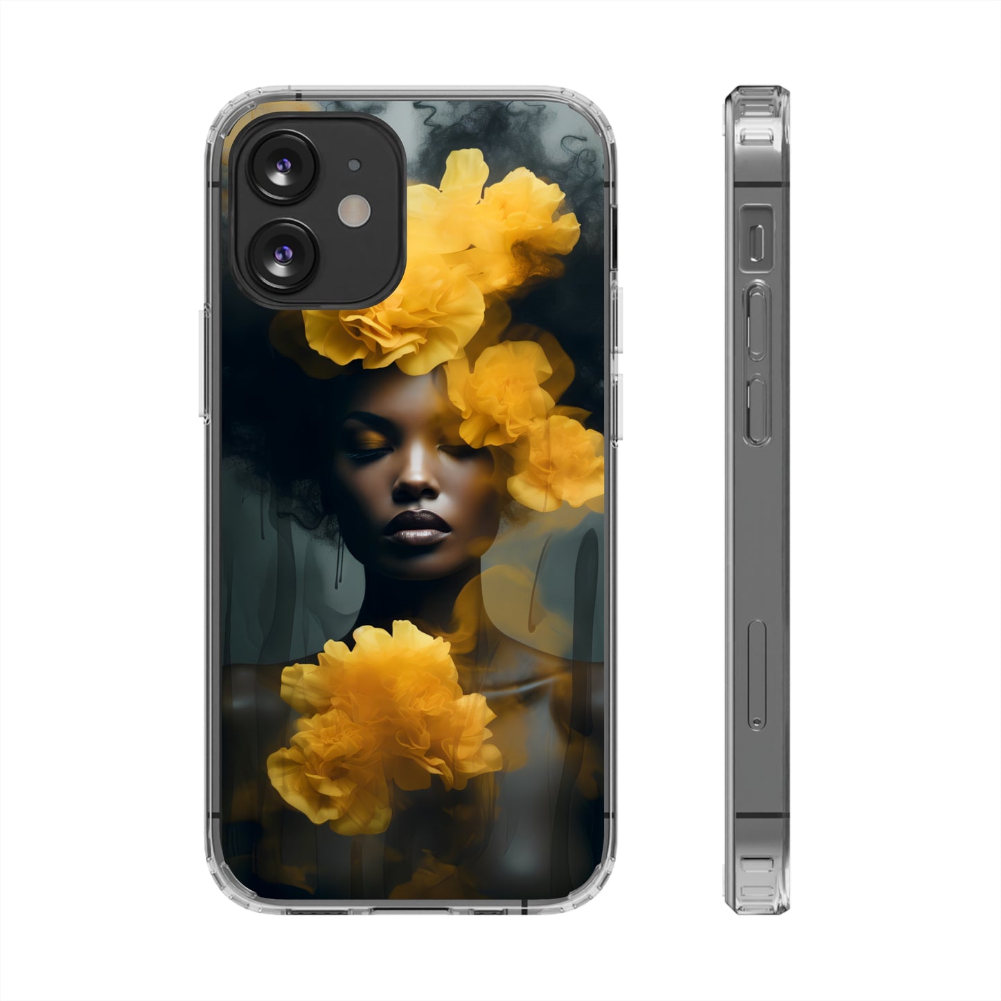 Copy of Clear Cases - Yellow Carnations