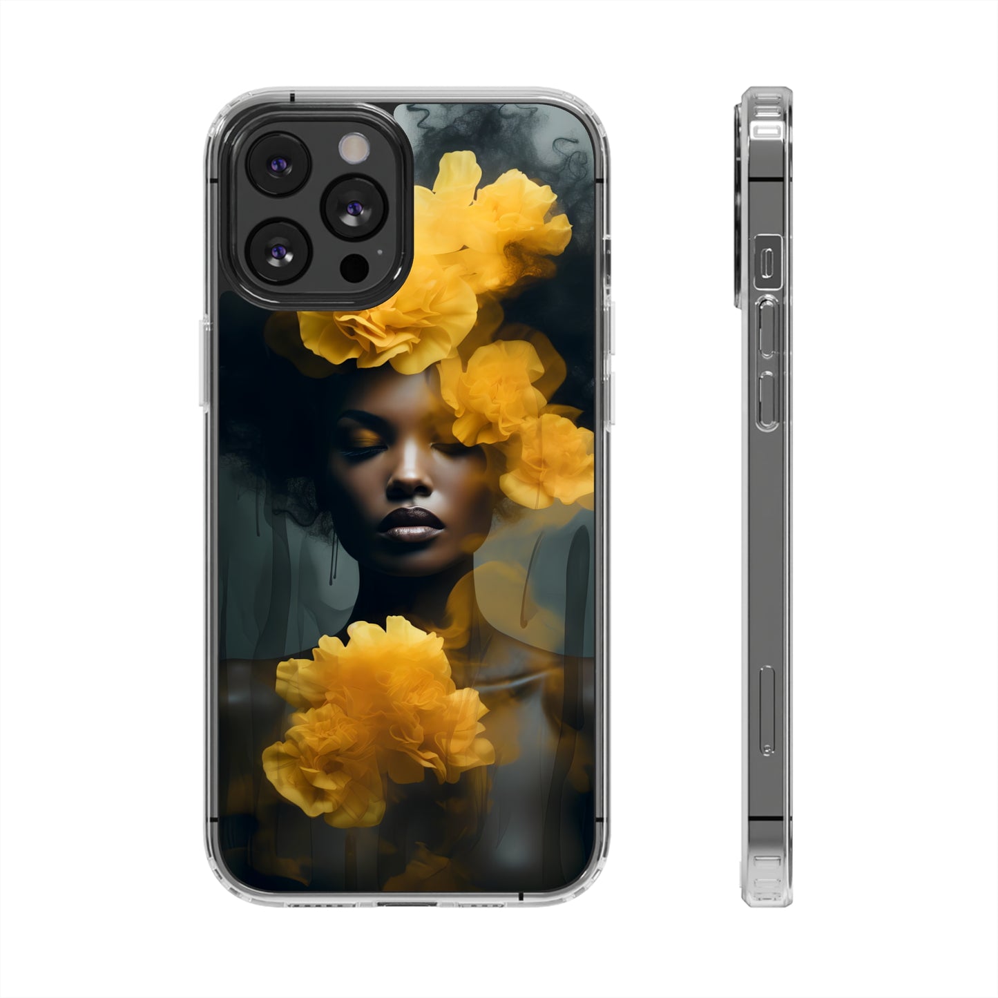 Copy of Clear Cases - Yellow Carnations