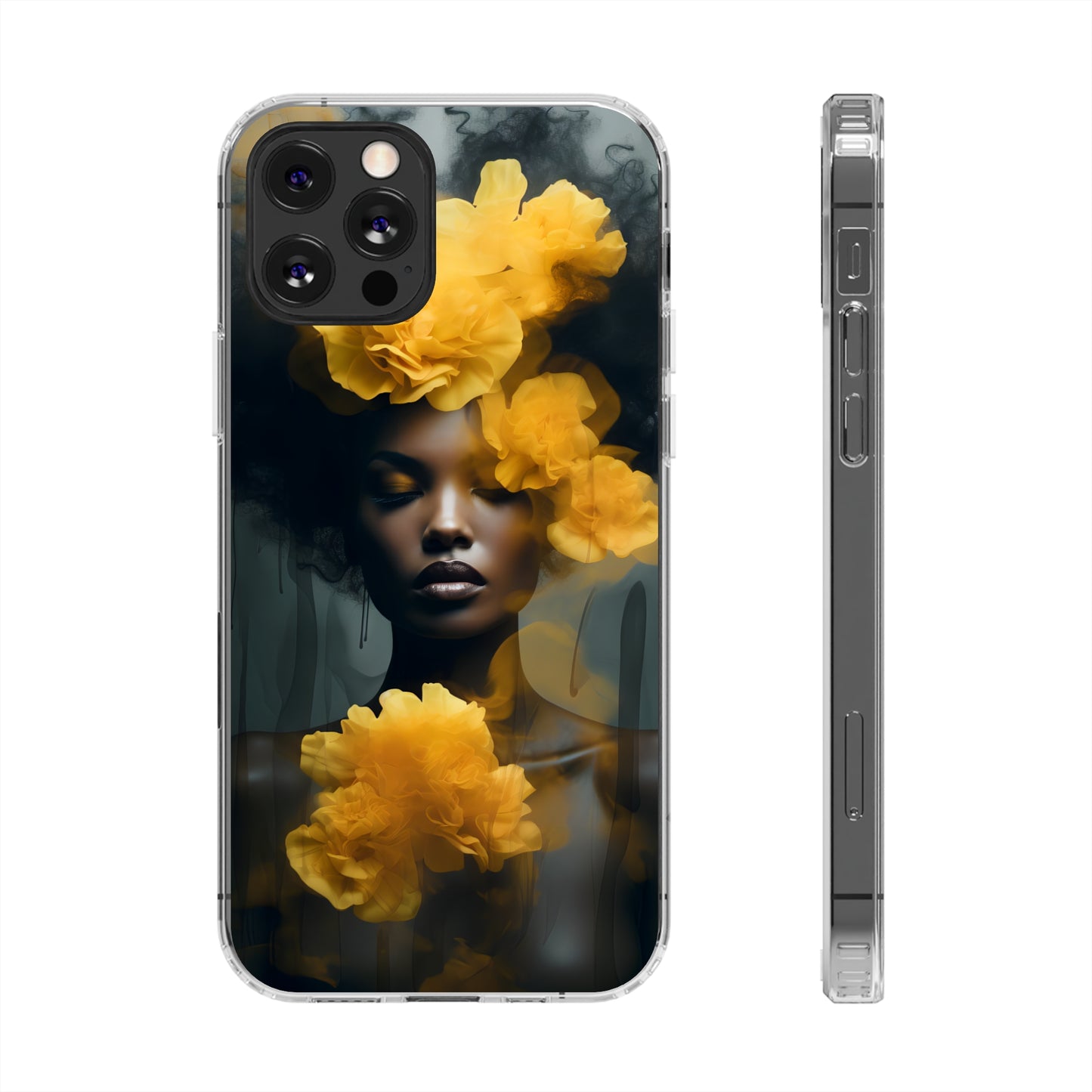 Copy of Clear Cases - Yellow Carnations