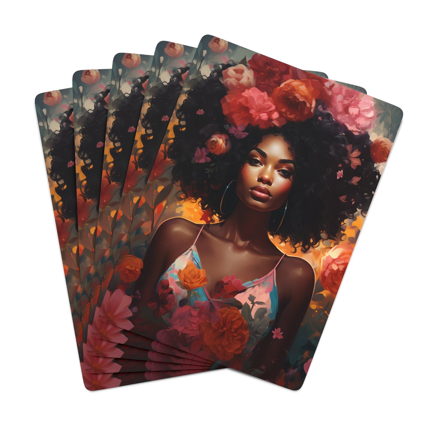 Custom Poker Cards - In Bloom