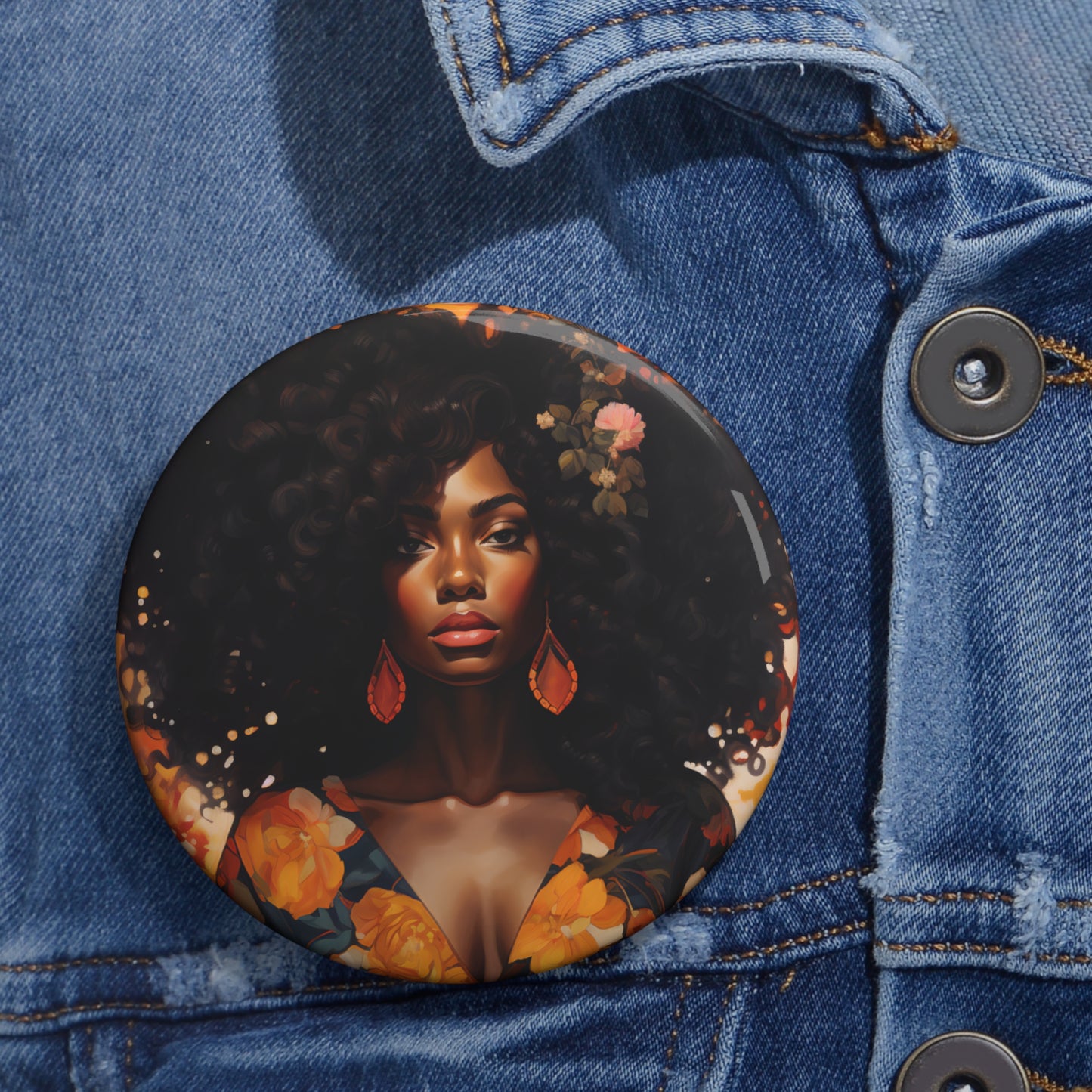 Copy of Custom Pin Buttons - Tasha