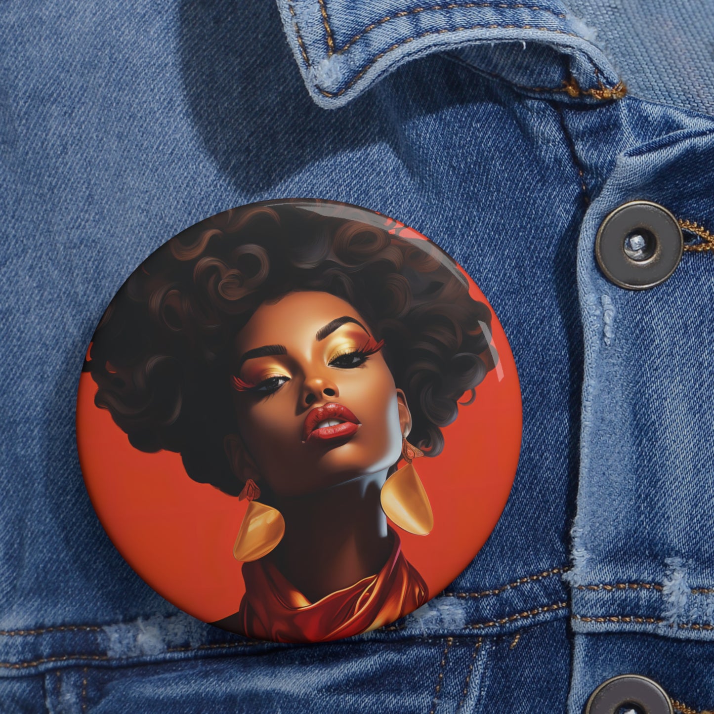 Copy of Custom Pin Buttons - Vogue