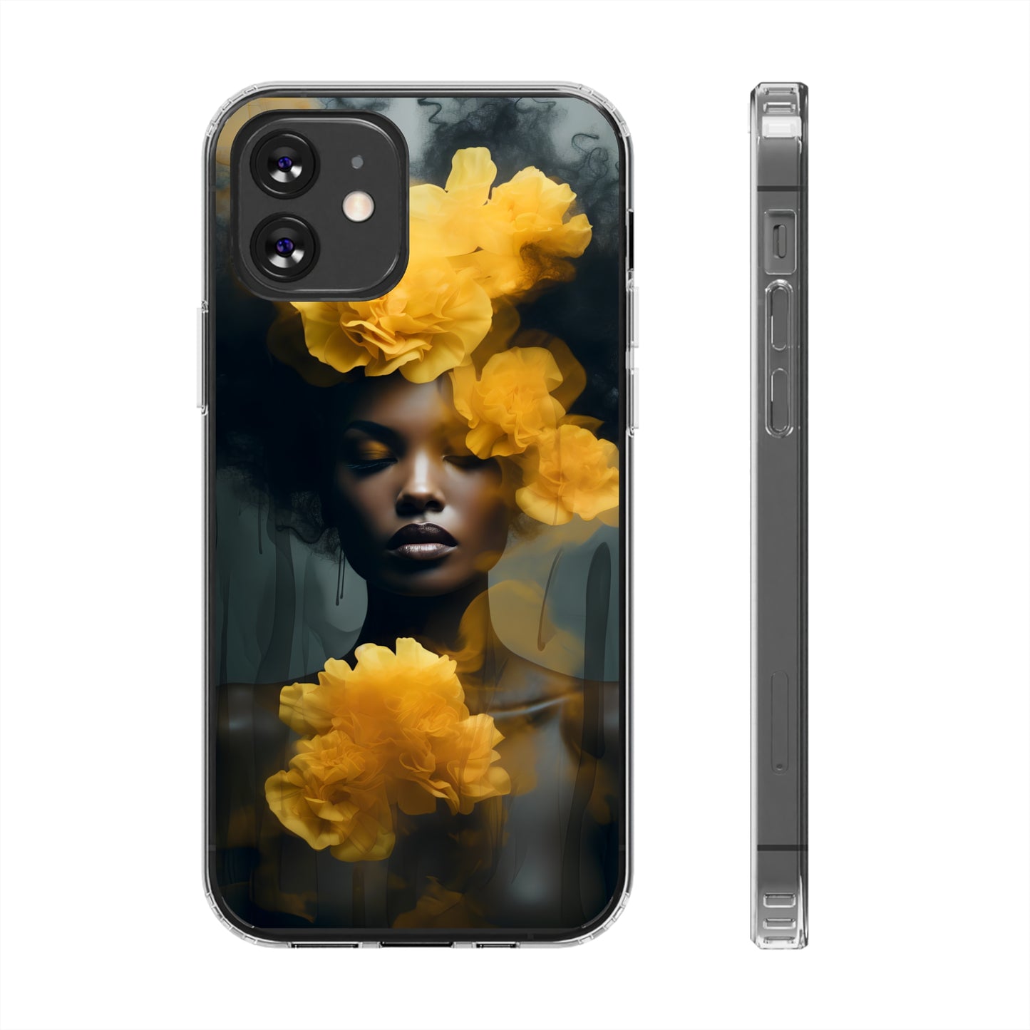 Copy of Clear Cases - Yellow Carnations