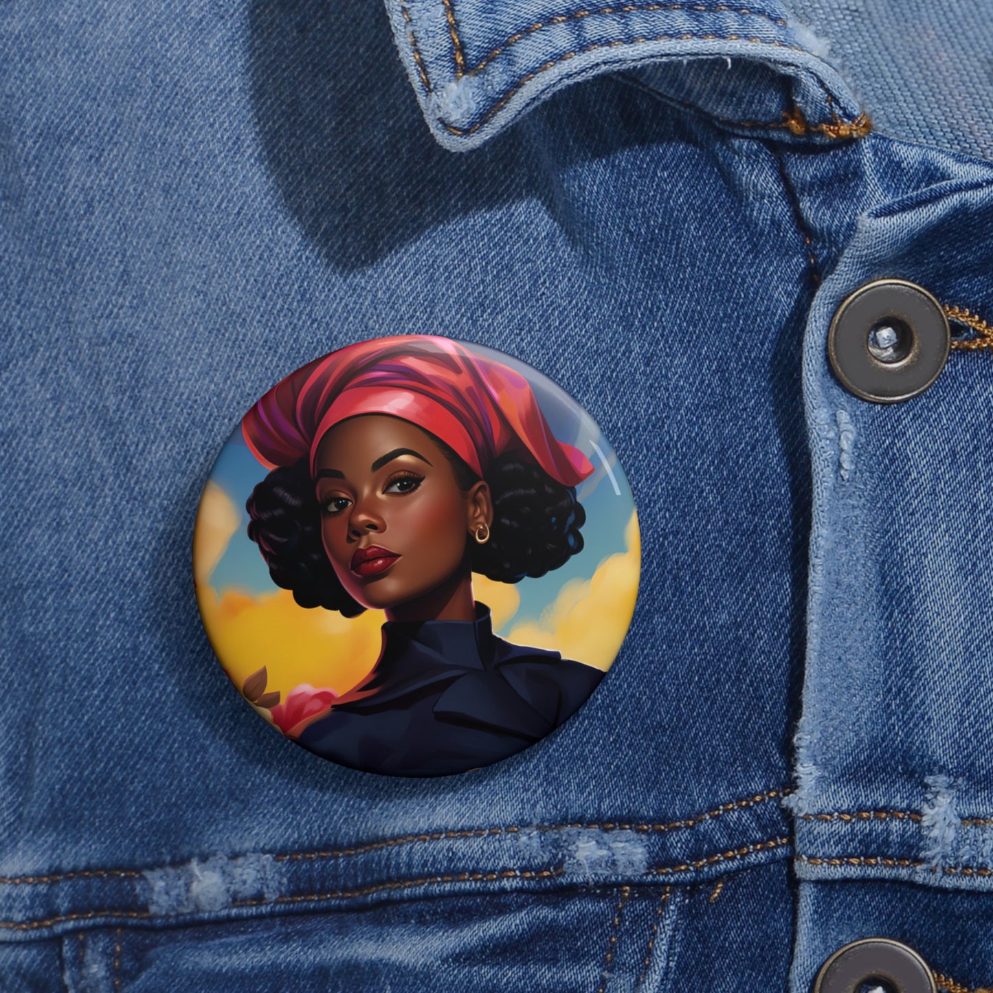 Copy of Custom Pin Buttons - Oui Oui