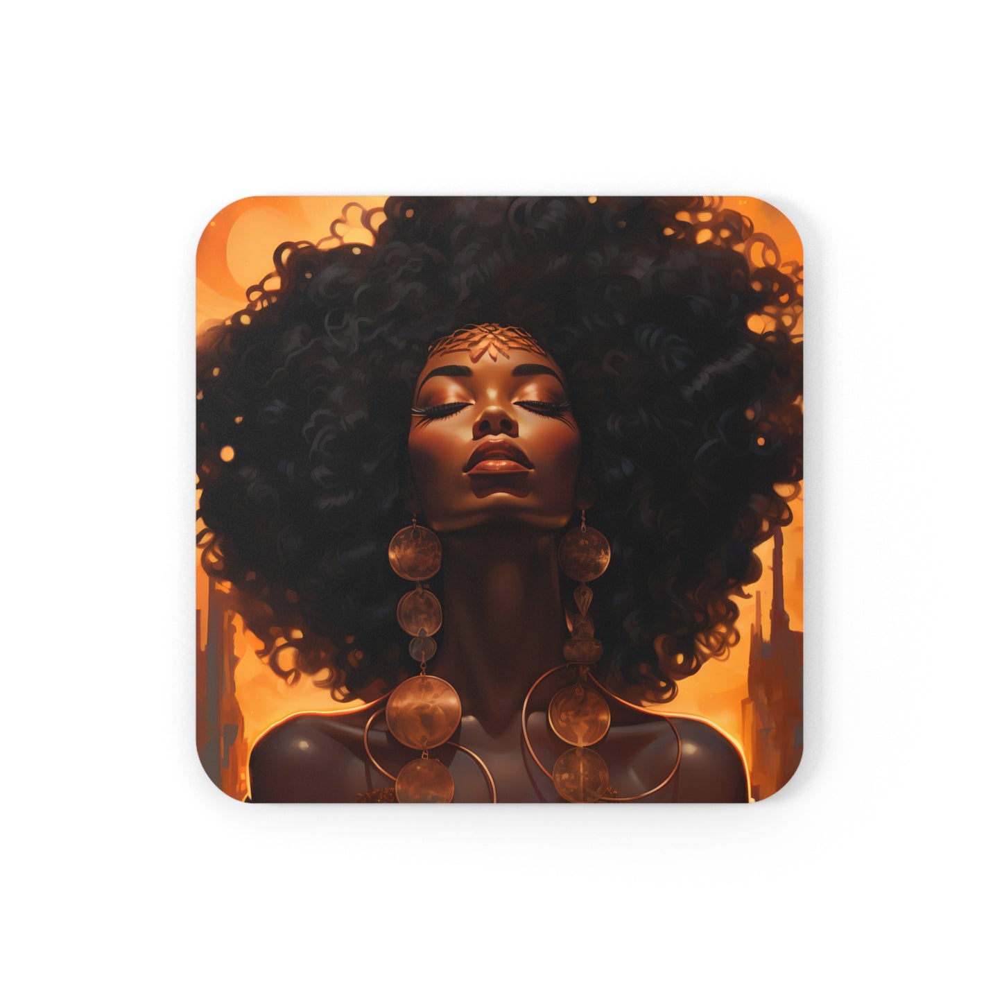 Corkwood Coaster Set - Brandi