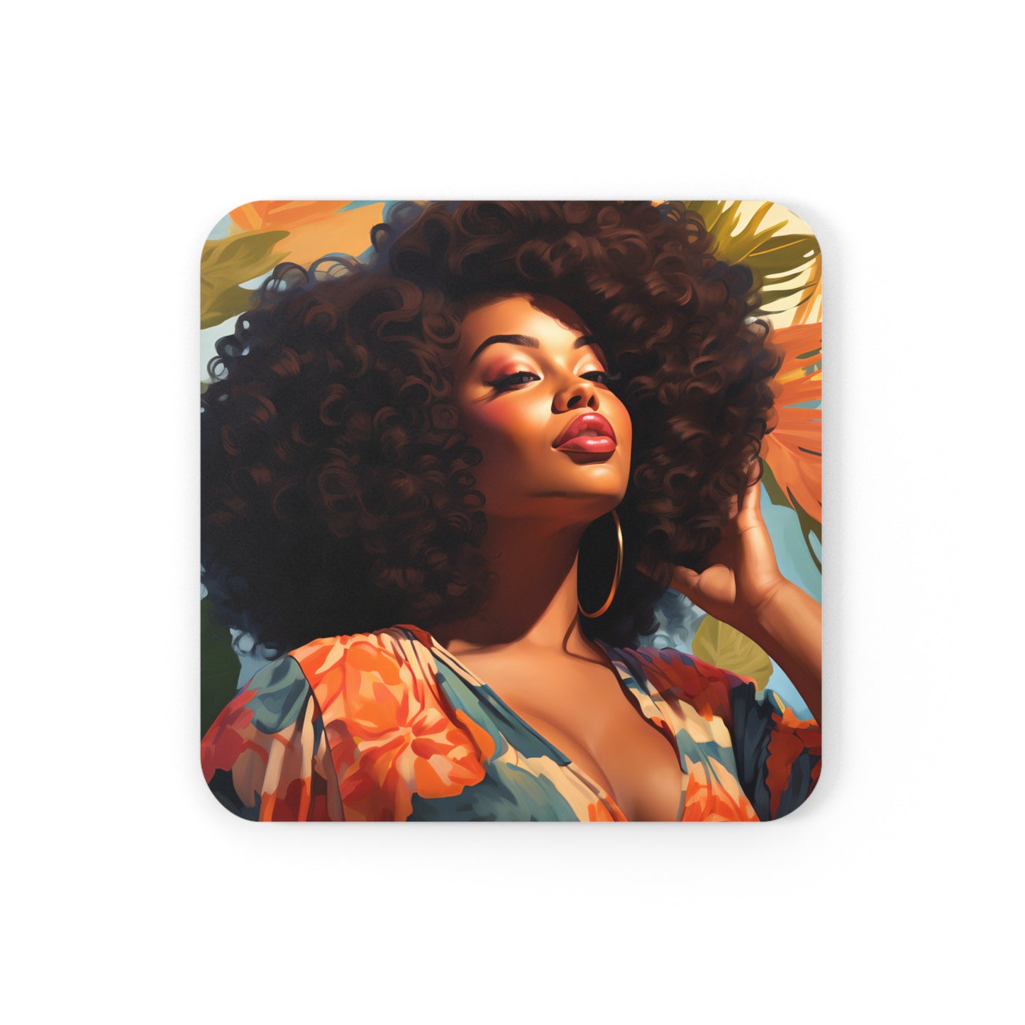 Corkwood Coaster Set - Coco